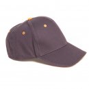 Wholesale dark grey boys plain baseball cap