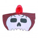Wholesale skull poncho from the front