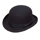 Wholesale black bowler hat