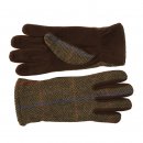 Wholesale ladies brown tweed gloves