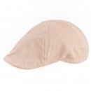 Wholesale natural mens preformed peak flat cap