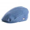 Wholesale blue coloured flat cap for men