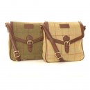 Wholesale pack of 2 tweed cross body bag