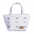 Wholesale small tote bag with dog print