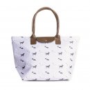 Wholesale shopper bag featuring a dog print