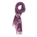 Wholesale purple popcorn lightweight scarf