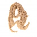 Wholesale ladies 'lexi' firlly scarf in beige