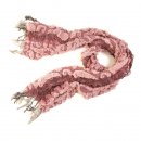 Wholesale ladies tiegan swirl pink lightweight scarf