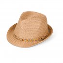 S500- LADIES STRAW TRILBY WITH PLAIT BAND