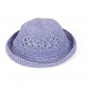 SC3BR - GIRLS STRAW HAT TURN-UP BRIM