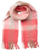 WHOLESALE LADIES OVERSIZED SCARF IN PINK