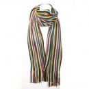 SCARF129- PK OF 12- MENS STRIPE COLOUR SCARF