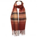 SCARF131- PK OF 12- MENS CHECKED SCARF