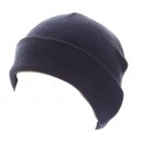 Wholesale plain ski hat in navy