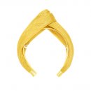 WH436-Crossing sinamay knot on headband