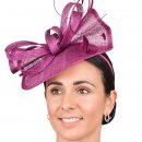 Wholesale fascinators with exquisite sinamay bow and feather