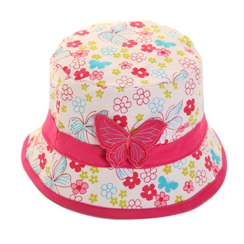 Wholesale bush hats-C12 -Girls' butterfly bush hat - SSP Hats