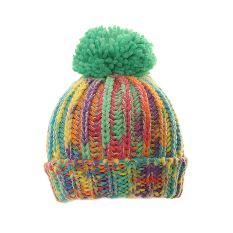 ladies chunky bobble hats