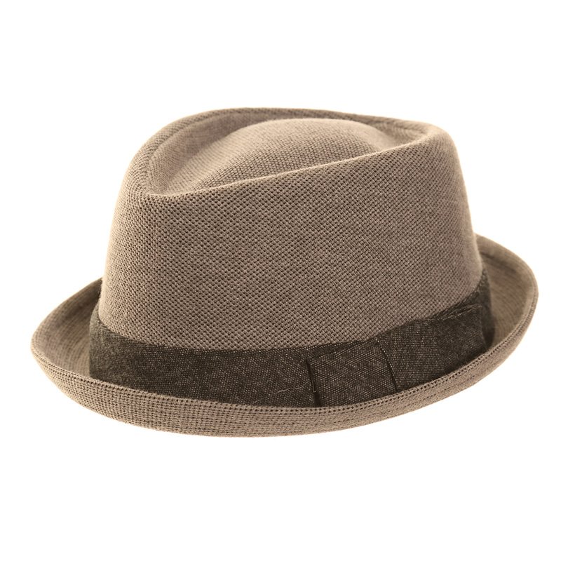 H108-Pork hoed met lintband, heren